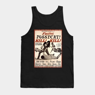 Classic Exploitation Movie Poster - Faster Pussycat! Kill! Kill! Tank Top